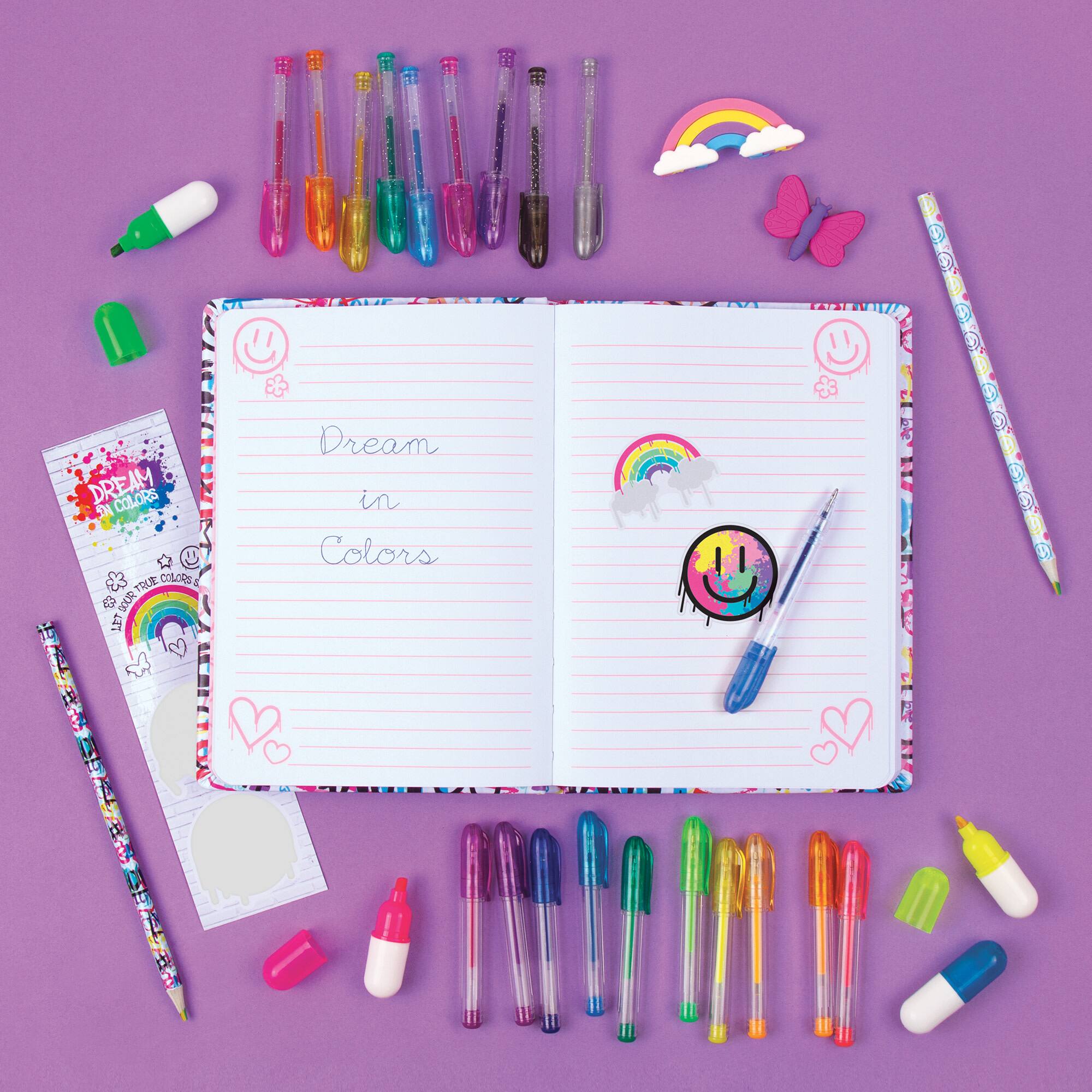 Make It Real™ 3C4G® Street Style Stationery Set